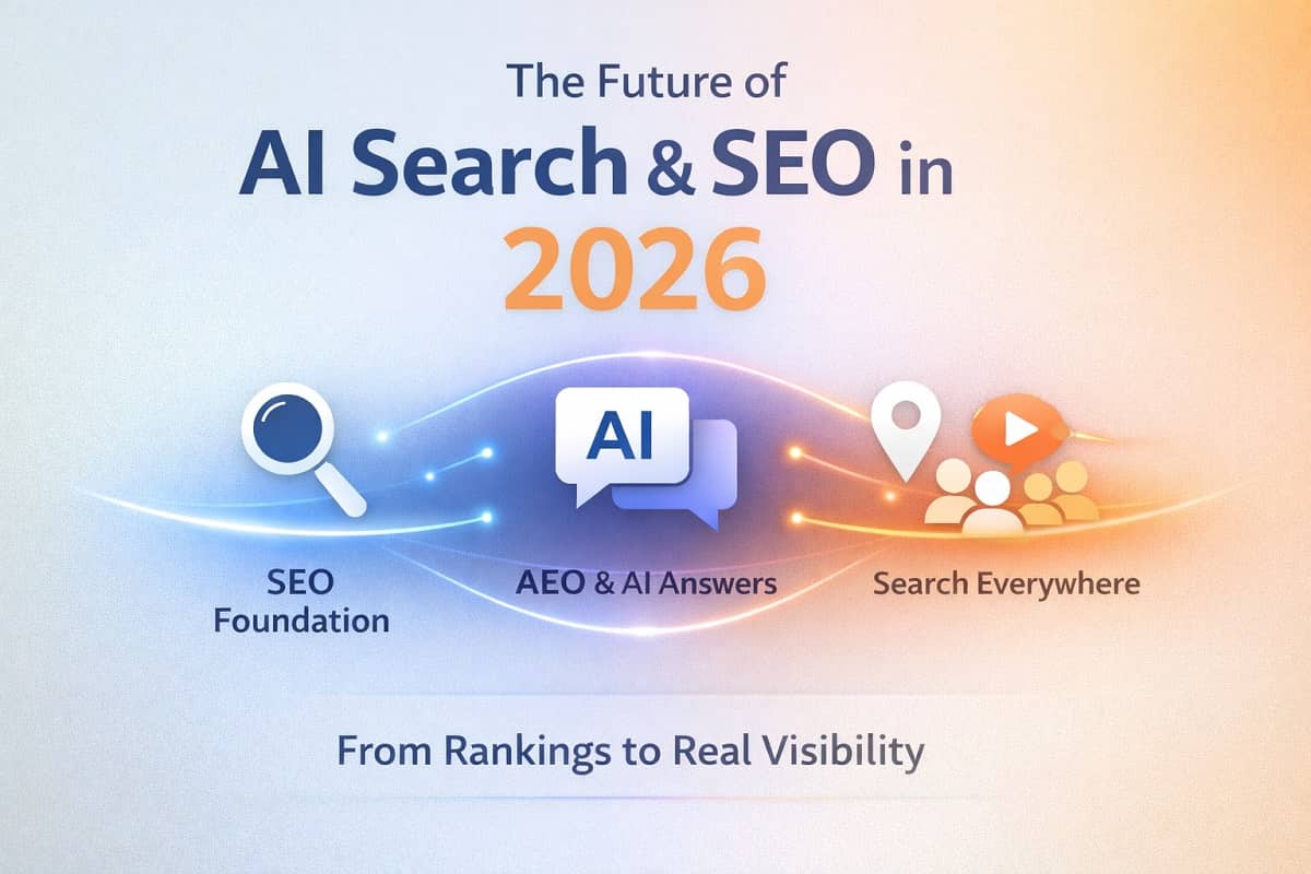 The Future of AI Search and SEO in 2026: From Rankings to Being Found Everywhere