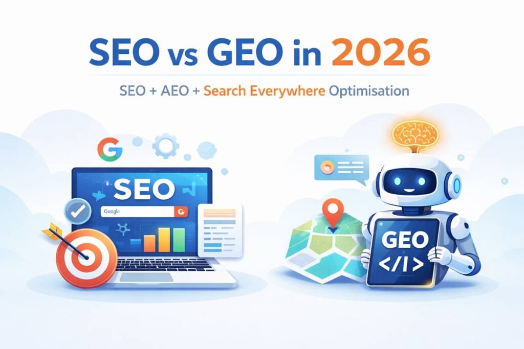 seo-geo-blog SEO vs. GEO in 2026